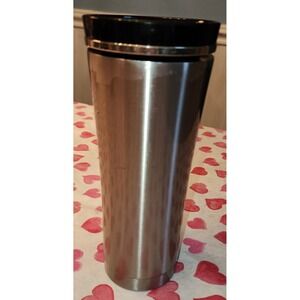 RTIC Black Insulated Tumbler 30oz and Stainless Steel Travel Mug Bundle 2pc